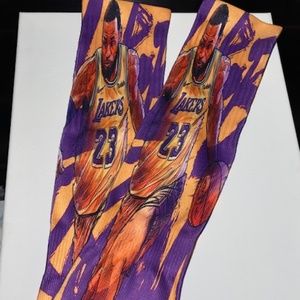 custom socks lebron james
